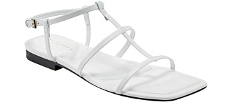 Marc Fisher Ltd. Women's Marris Square Toe Strappy Flat Sandals