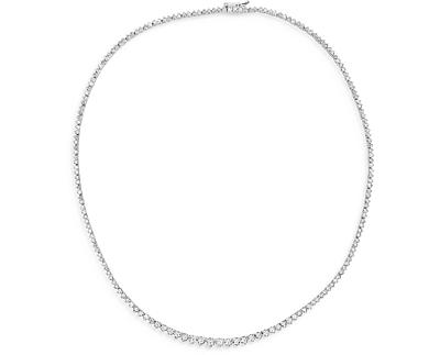 Meira T 14K White Gold Diamond Tennis Necklace, 16L