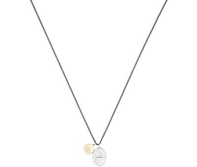 Miansai Mini Dove Sterling Silver & 18K Yellow Gold Pendant Necklace