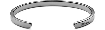 Miansai Singular Rhodium-Plated Cuff Bracelet
