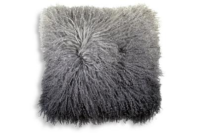 Michael Aram Dip Dye Curly Sheepskin Pillow, 18 x 18