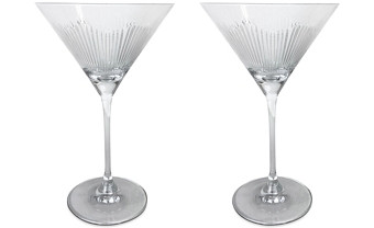 Michael Wainwright Berkshire Martini Glass, Set of 2