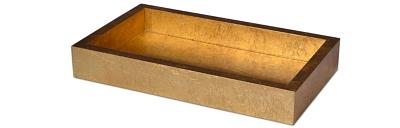 Mike and Ally Eos Gold Leaf Vanity Tray
