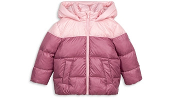 Miles The Label Girls' Color Block Hooded Puffer Jacket - Baby