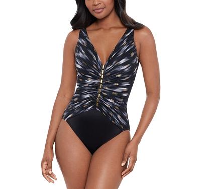 Miraclesuit Bronze Reign Charmer One Piece Swimsuit