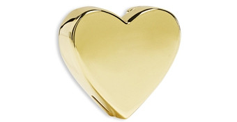 Moleskine Heart Gold Plated Notebook Charm