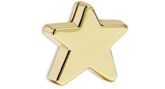 Moleskine Star Gold Tone Notebook Charm