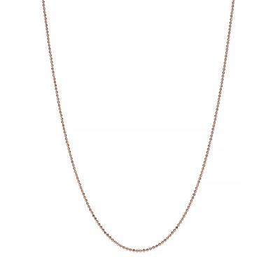 Moon & Meadow 14K Yellow Gold Beaded Chain Necklace, 18