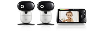 Motorola PIP1510-2 WiFi Motorized Video Baby Monitor 2 Cameras