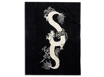 Natori Mayon Dragon Embroidery Throw