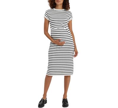 Nom Maternity Lydia Stripe Maternity Dress