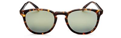 Oliver Peoples Finley Esq Polarized Round Sunglasses, 51mm