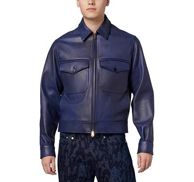 Paul Smith Zip Front Leather Jacket