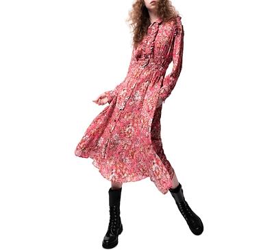 Pinko Rosarno Floral Print Shirt Dress