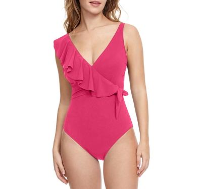 Profile by Gottex Ruffled One Piece Swimsuit