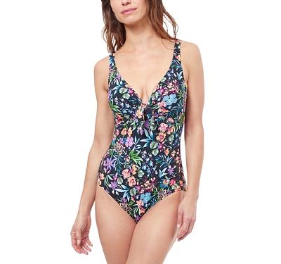 Profile by Gottex Tie Front One Piece Swimsuit