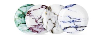 Prouna Marble Canape Plates, Set of 4