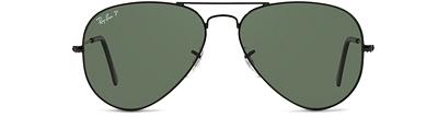 Ray-Ban Original Polarized Brow Bar Aviator Sunglasses, 58mm
