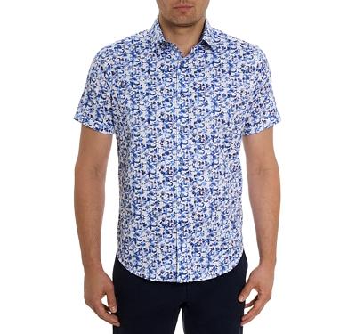 Robert Graham Kaanapali Paisley Cotton Blend Woven Shirt