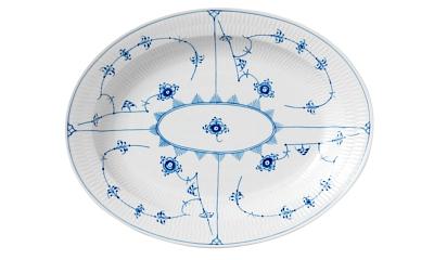 Royal Copenhagen Blue Fluted Plain Oval Platter, 14.25