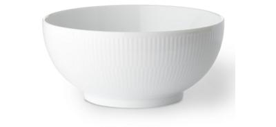 Royal Copenhagen White Fluted Plain 8 Serving Bowl