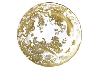 Royal Crown Derby Gold Aves Dinner Plate, 10