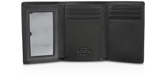 Royce New York Trifold Leather Wallet