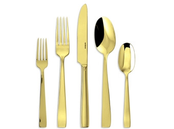 Sambonet Gold Stainless Steel 5 Piece Place Setting
