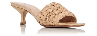Schutz Women's Delathia Woven High Heel Slide Sandals