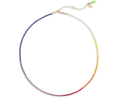 Shashi Sam Rainbow Beaded Necklace, 14