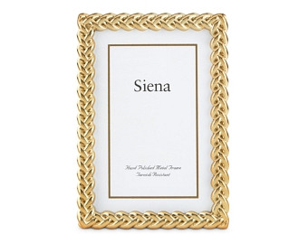 Siena Gold Braid 4 x 6 Picture Frame