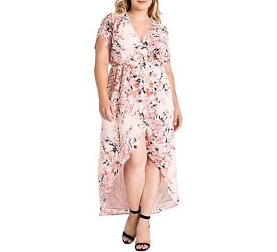 standards & practices Robin Blossom Floral Maxi Wrap Dress