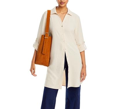 Status by Chenault Roll Tab Button Front Duster Shirt
