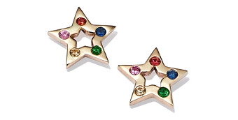 Stephanie Gottlieb Multicolor Star Stud Earrings - 150th Anniversary Exclusive
