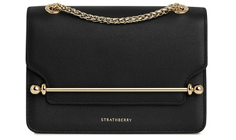 Strathberry East/West Leather Mini Crossbody