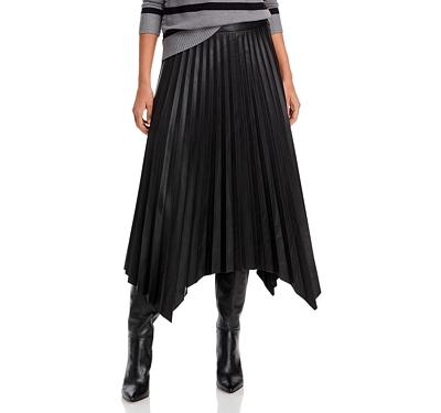 T Tahari Pleated Midi Skirt