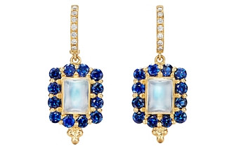 Temple St. Clair 18K Yellow Gold Color Theory Multi-Gemstone & Diamond Drop Earrings