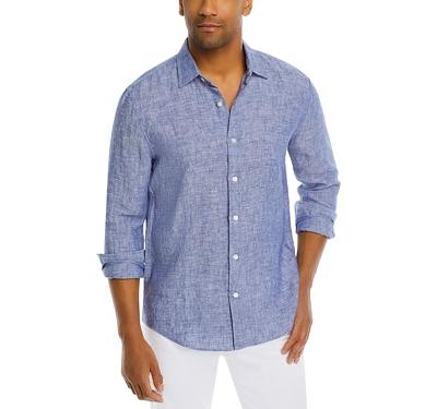 The Men's Store at Bloomingdale's Linen Chambray Regular Fit Button Down Shirt - 100% Exclusive