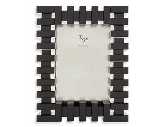 Tizo Black Crystal Glass Frame, 5 x 7