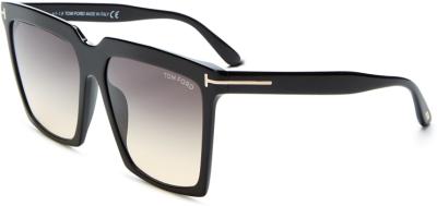 Tom Ford Sabrina Square Sunglasses, 58mm