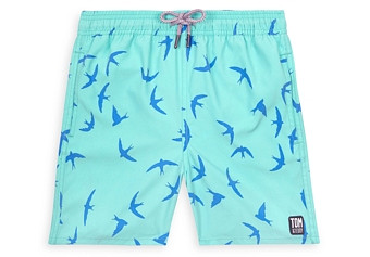 Tom & Teddy Boys' Birds Swim Trunks - Little Kid, Big Kid