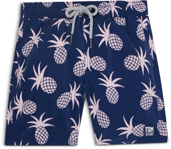 Tom & Teddy Boys' Pineapple Swim Trunks - Little Kid, Big Kid