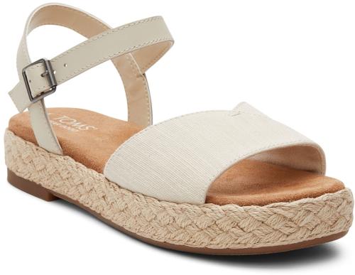 Toms Women's Abby Ankle Strap Espadrille Platform Sandals