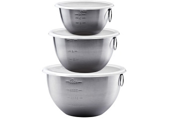 Tovolo Stainless Steel Mixing Bowls, Set of 3