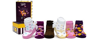 Trumpette Wonka x Trumpette Girls' Dreams Bootie Socks - Baby