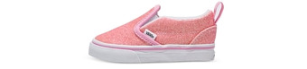 Vans Unisex Classic Slip On V Glitter Sneakers - Baby, Toddler, Little Kid