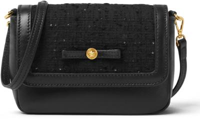 Versace Girls' Leather & Tweed Shoulder Bag - Little Kid, Big Kid