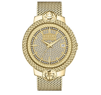 Versus Versace Mouffetard Crystal Dial Watch, 38mm