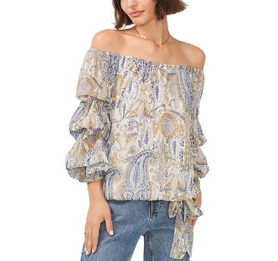 Vince Camuto Off The Shoulder Tiered Sleeve Top