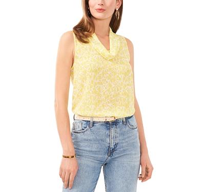 Vince Camuto Sleeveless Cowlneck Top